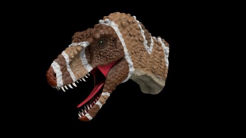 Tyrannosaurus Head Bust preview image